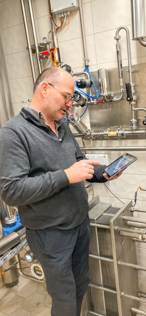 Norbert Andergassen, Diplom Biersommelier und Inhaber des Gassl Bräu in Klausen, Südtirol